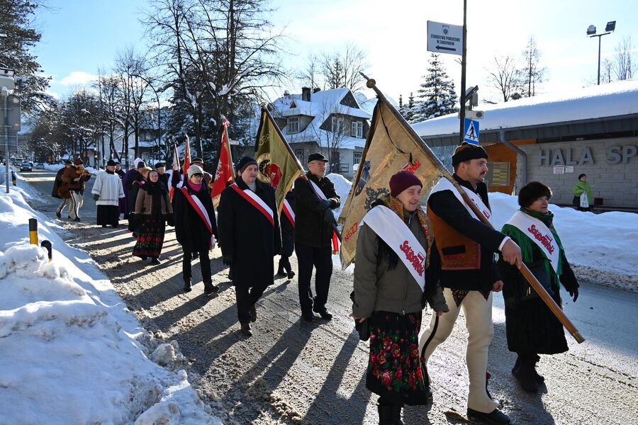 Uroczystości pogrzebowe Krzysztofa Owczarka w Zakopanem. Fot. Janusz Ślęzak (IPN)