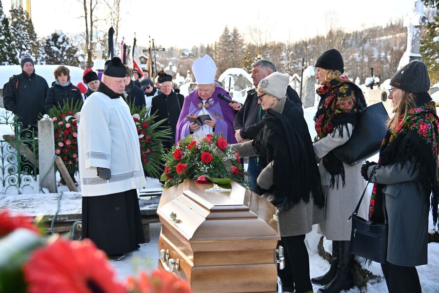 Uroczystości pogrzebowe Krzysztofa Owczarka w Zakopanem. Fot. Janusz Ślęzak (IPN)