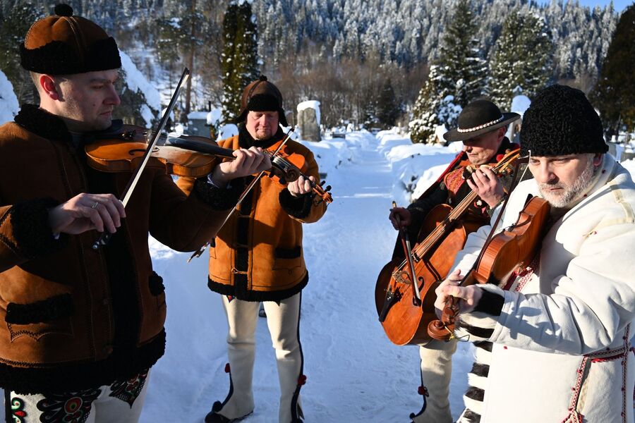 Uroczystości pogrzebowe Krzysztofa Owczarka w Zakopanem. Fot. Janusz Ślęzak (IPN)