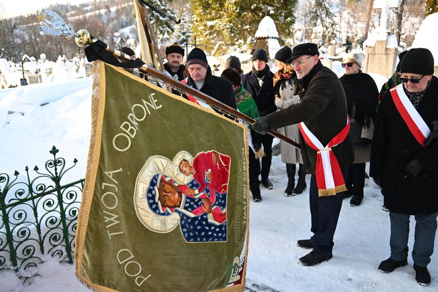 Uroczystości pogrzebowe Krzysztofa Owczarka w Zakopanem. Fot. Janusz Ślęzak (IPN)