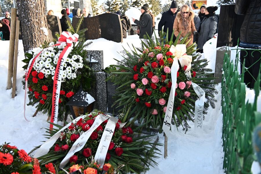 Uroczystości pogrzebowe Krzysztofa Owczarka w Zakopanem. Fot. Janusz Ślęzak (IPN)