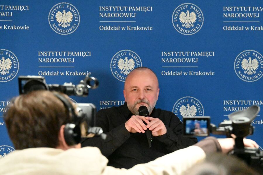 Spotkanie Klubu im. Grota poświęcone ks. Tadeuszowi Isakowiczowi-Zaleskiemu. Fot. Janusz Ślęzak (IPN)