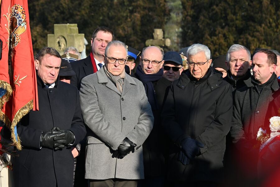 Rolnicza „Solidarność” uczciła w Wierzchosławicach 152. rocznicę urodzin Wincentego Witosa. Fot. Janusz Ślęzak (IPN)