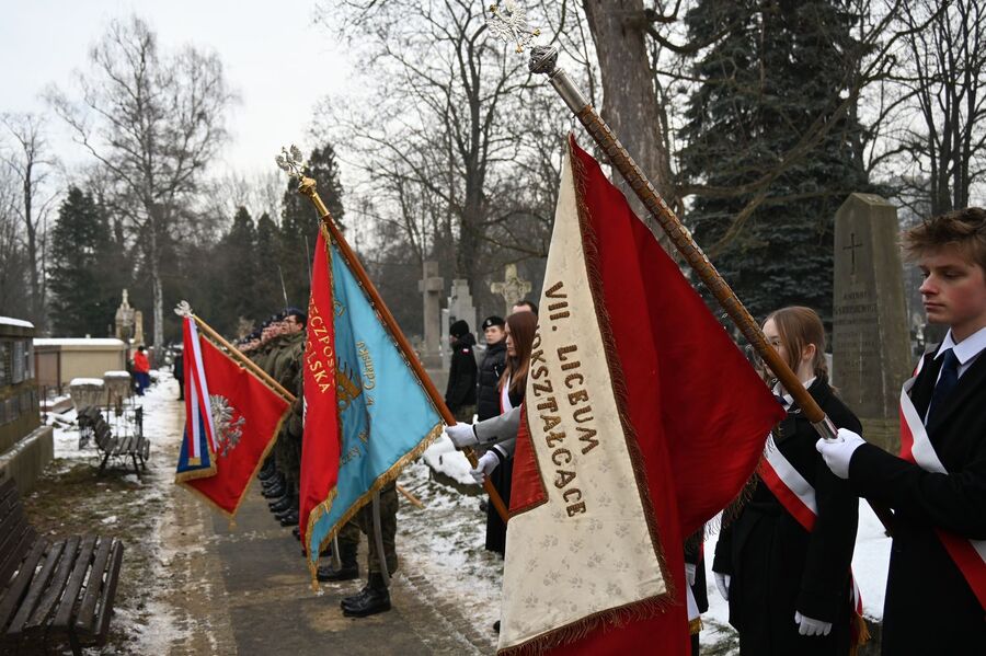 163. rocznica wybuchu powstania styczniowego. Uroczystość w Krakowie. Fot. Janusz Ślęzak (IPN)