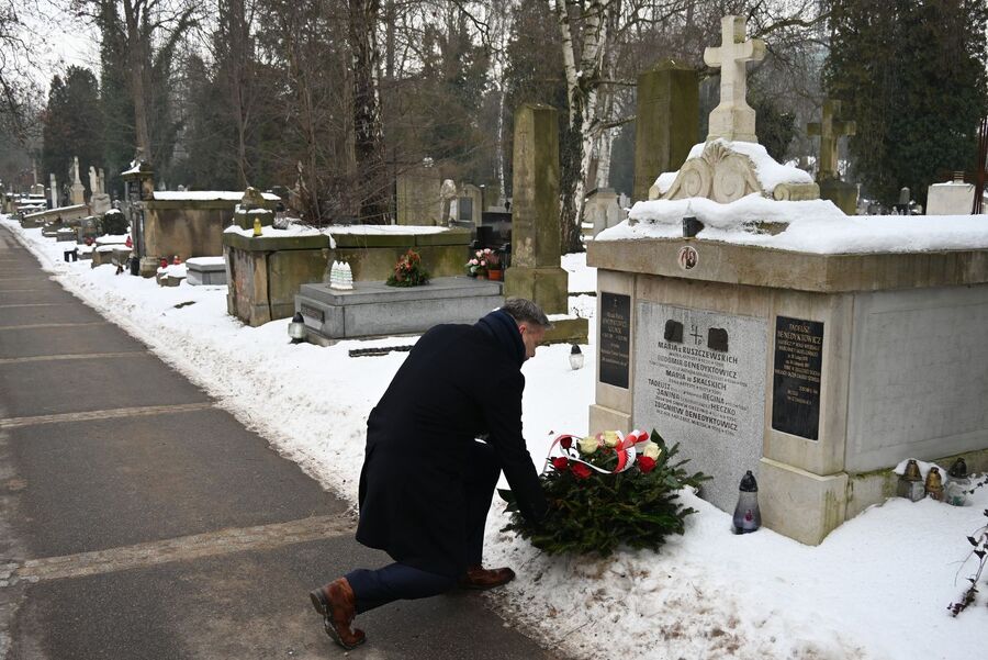 Grób Ludomira Benedyktowicza. Fot. Janusz Ślęzak (IPN)