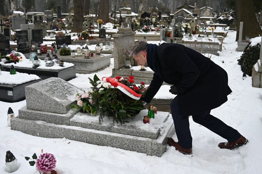 Grób Bronisława Kopystyńskiego. Fot. Janusz Ślęzak (IPN)
