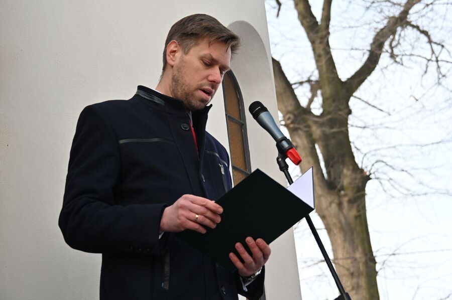 152. rocznica urodzin Wincentego Witosa. Uroczystości w Wierzchosławicach. Fot. Janusz Ślęzak (IPN)