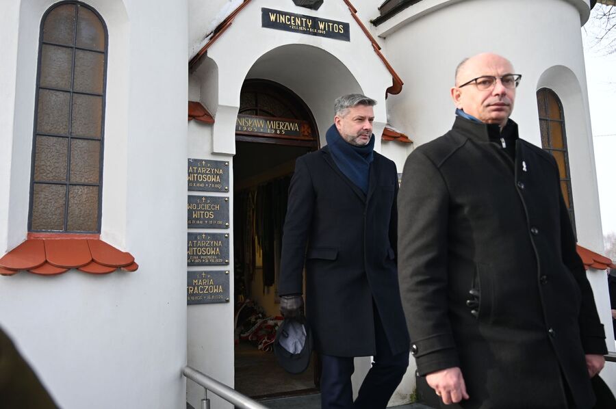 152. rocznica urodzin Wincentego Witosa. Uroczystości w Wierzchosławicach. Fot. Janusz Ślęzak (IPN)