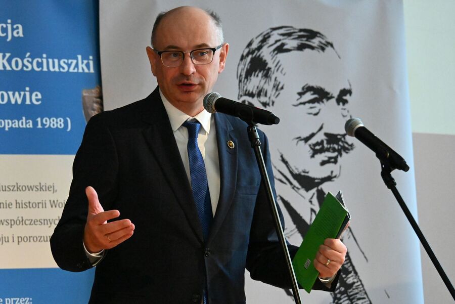 152. rocznica urodzin Wincentego Witosa. Uroczystości w Wierzchosławicach. Fot. Janusz Ślęzak (IPN)