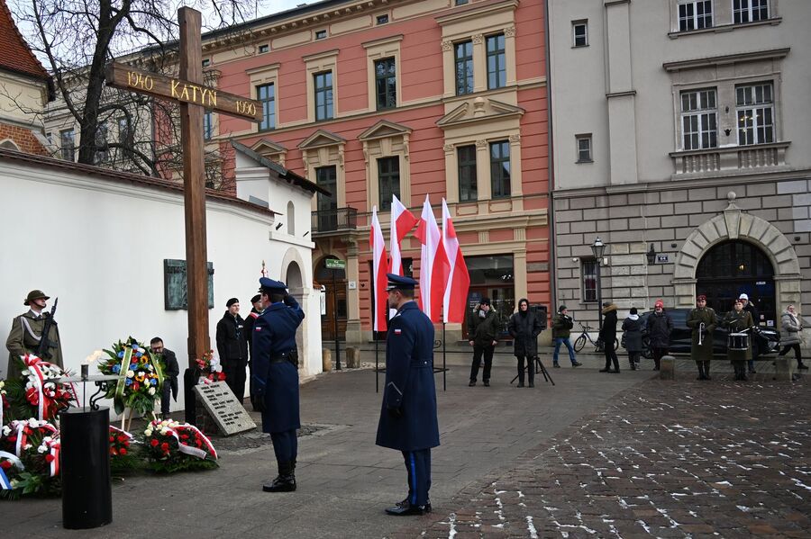 86. rocznica pierwszej deportacji Polaków w głąb ZSRS. Uroczystości w Krakowie. Fot. Janusz Ślęzak (IPN)