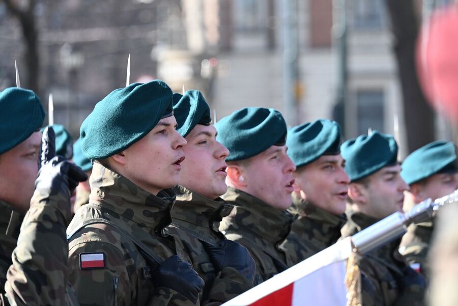 Kraków. Uroczystość w 22. rocznicę śmierci Ryszarda Kuklińskiego. Fot. Janusz Ślęzak (IPN)
