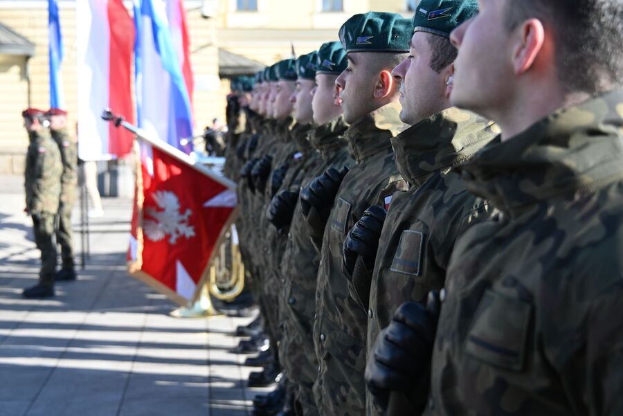 Kraków. Uroczystość w 22. rocznicę śmierci Ryszarda Kuklińskiego. Fot. Janusz Ślęzak (IPN)