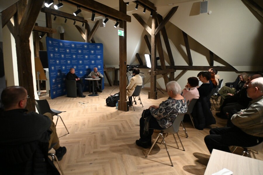 Spotkanie Klubu im. Grota. Fenomen Komisji Oświęcimskiej. Fot. Żaneta Wierzgacz (IPN)