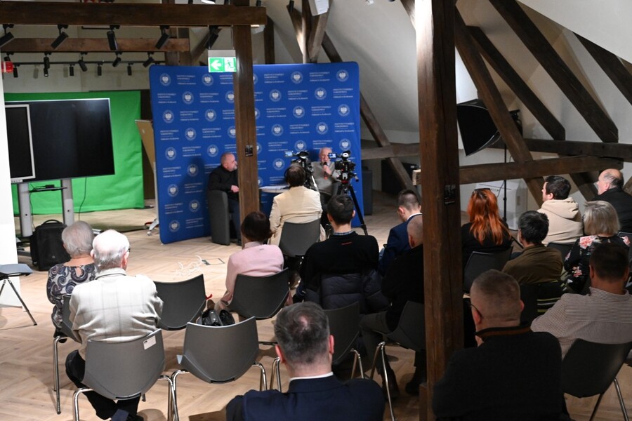 Spotkanie Klubu im. Grota. Fenomen Komisji Oświęcimskiej. Fot. Żaneta Wierzgacz (IPN)