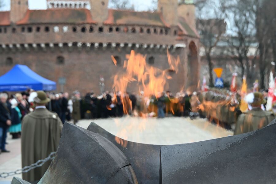 Obchody Narodowego Dnia Pamięci Żołnierzy AK w Krakowie. Fot. Janusz Ślęzak (IPN)