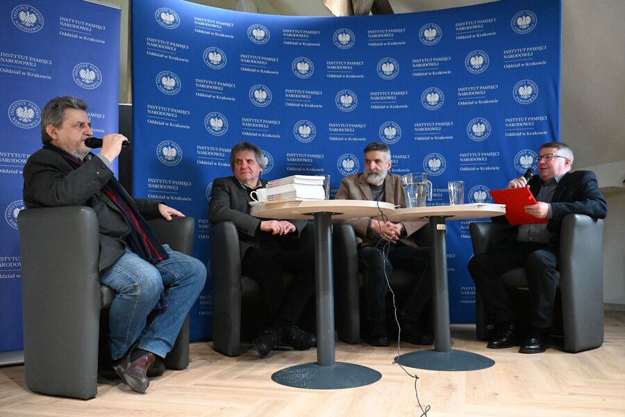 Panel dyskusyjny „Niezależne Zrzeszenie Studentów z perspektywy 45 lat”. Fot. Janusz Ślęzak (IPN)