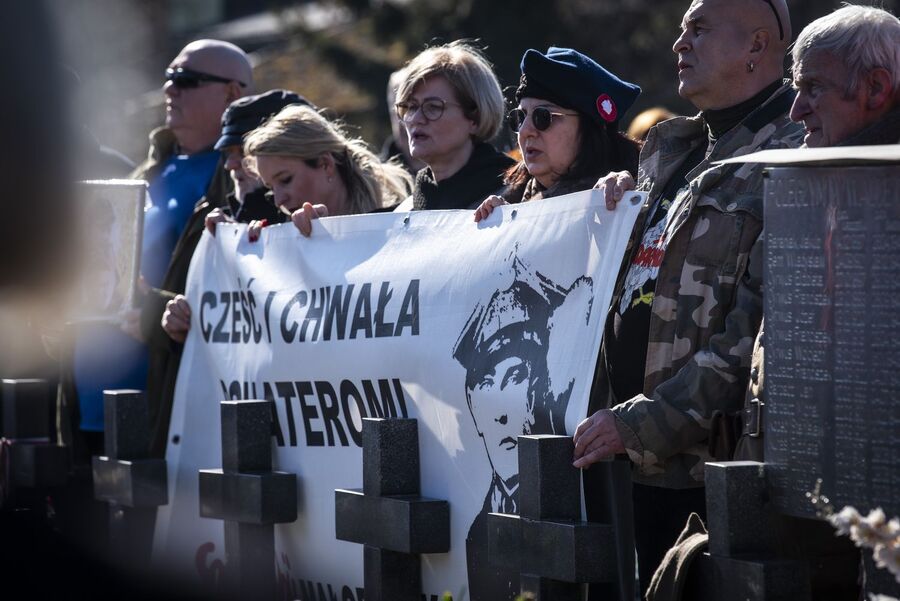 W Waksmundzie uczczono majora „Ognia”. Fot. Agnieszka Masłowska (IPN)