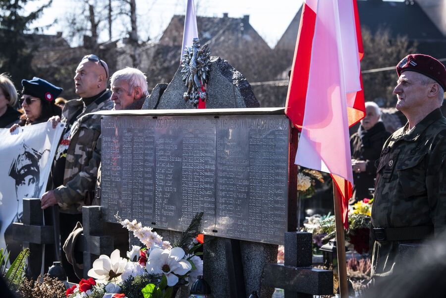 W Waksmundzie uczczono majora „Ognia”. Fot. Agnieszka Masłowska (IPN)