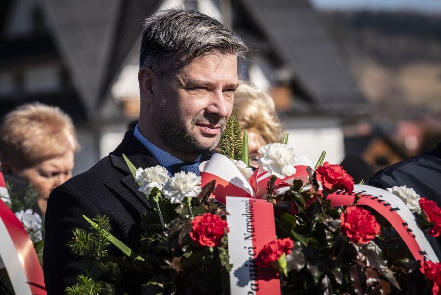 W Waksmundzie uczczono majora „Ognia”. Fot. Agnieszka Masłowska (IPN)