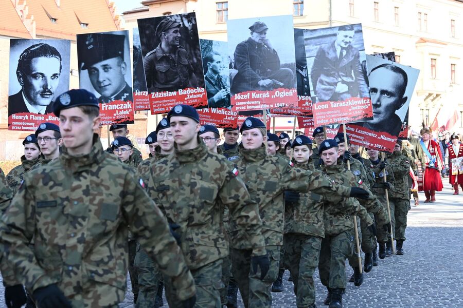 Narodowy Dzień Pamięci Żołnierzy Wyklętych. Uroczystości w Krakowie. Fot. Janusz Ślęzak (IPN)