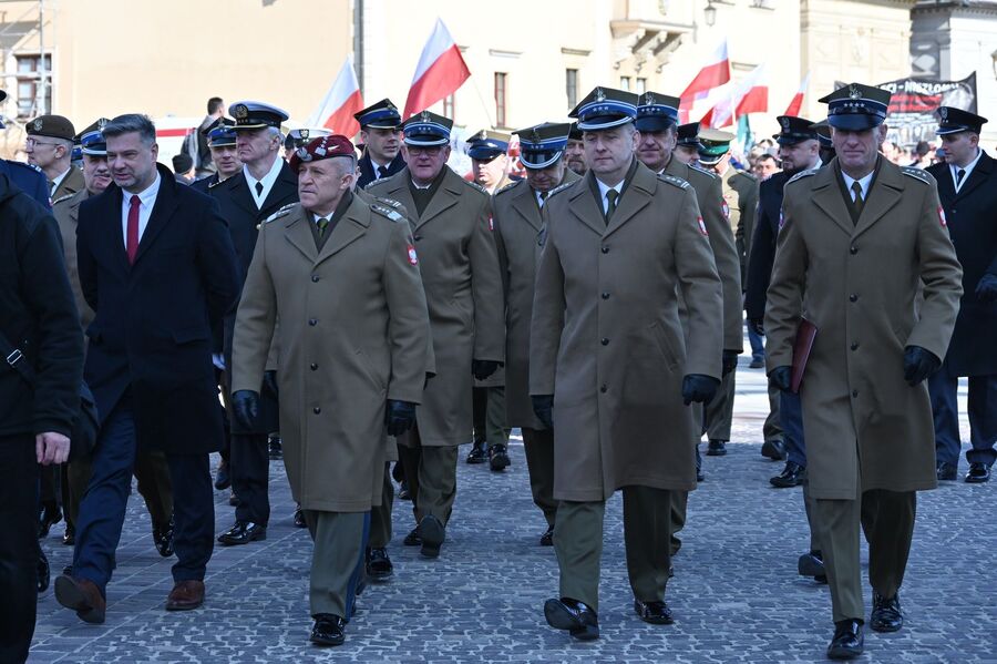 Narodowy Dzień Pamięci Żołnierzy Wyklętych. Uroczystości w Krakowie. Fot. Janusz Ślęzak (IPN)