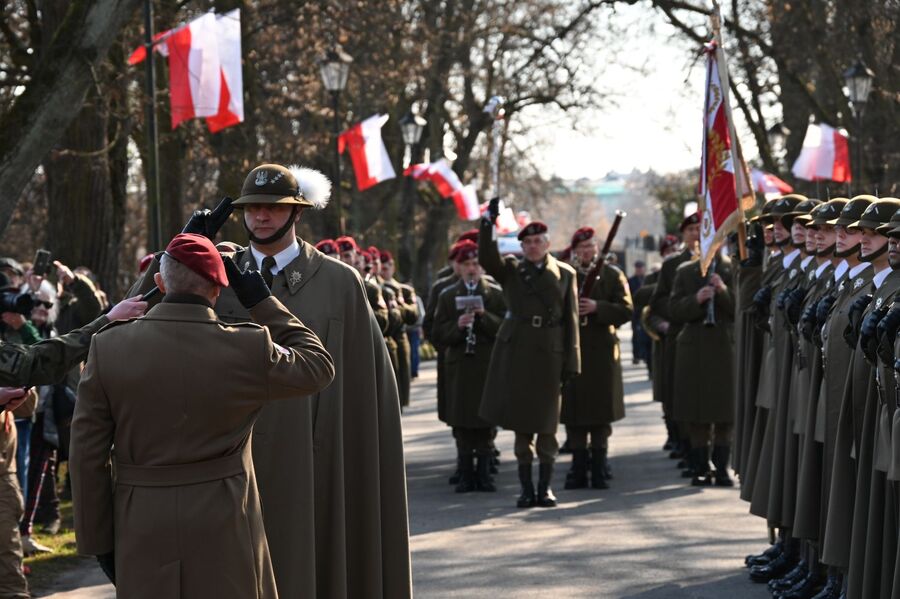 Narodowy Dzień Pamięci Żołnierzy Wyklętych. Uroczystości w Krakowie. Fot. Janusz Ślęzak (IPN)