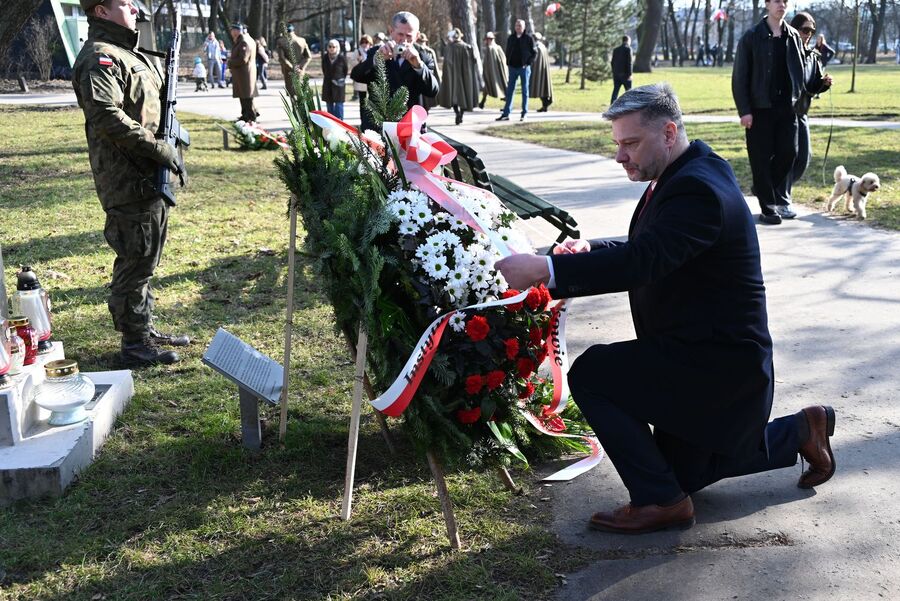 Narodowy Dzień Pamięci Żołnierzy Wyklętych. Uroczystości w Krakowie. Fot. Janusz Ślęzak (IPN)