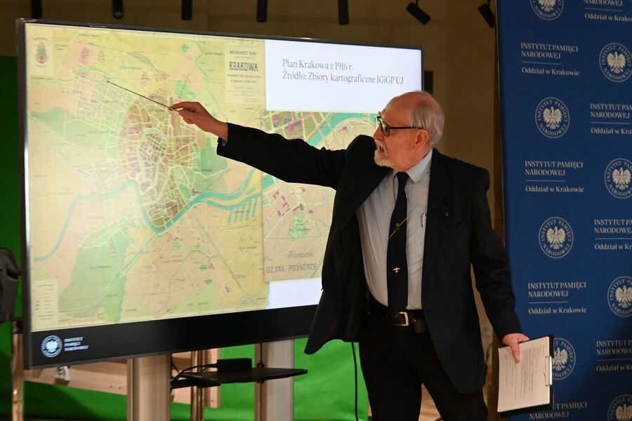 „Archiwalna środa” o krakowskim getcie. Fot. Janusz Ślęzak (IPN)