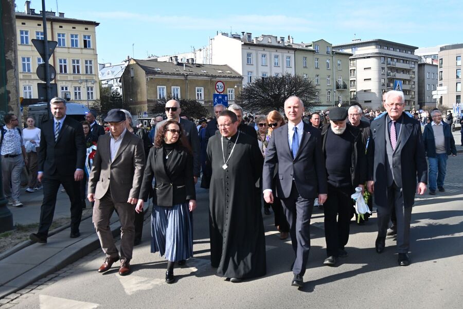 Marsz Pamięci w 83. rocznicę likwidacji krakowskiego getta. Fot. Janusz Ślęzak (IPN)