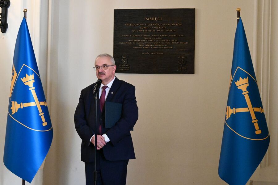 W Krakowie uczczono profesorów i studentów tajnego nauczania. Fot. Janusz Ślęzak (IPN)