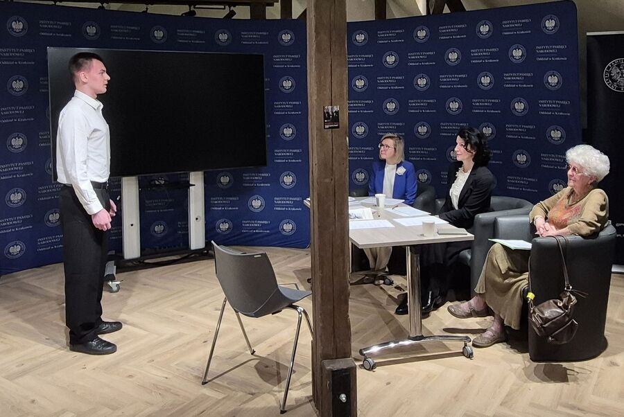 Półfinały ogólnopolskiego konkursu recytatorskiego. Fot. IPN