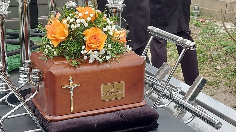 Uroczystości pogrzebowe kpt. Andrzeja Kostrzewskiego. Fot. Łukasz Płatek (IPN)
