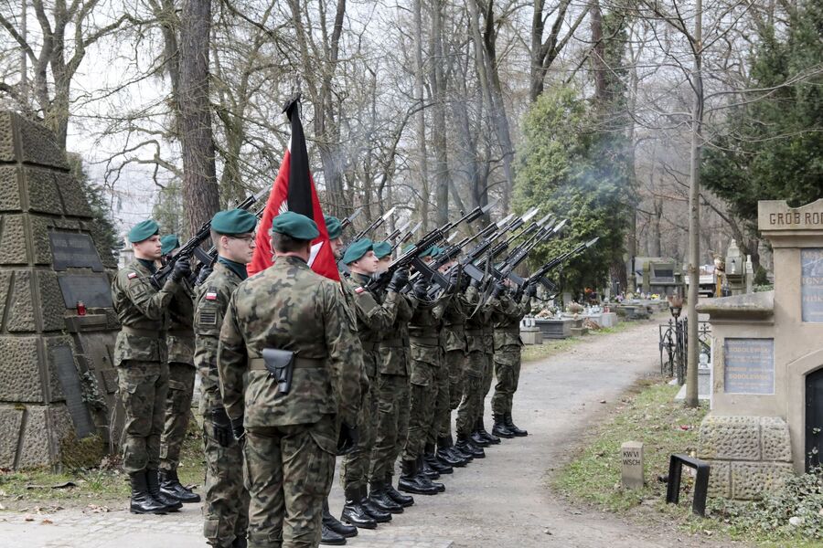Uroczystości pogrzebowe kpt. Andrzeja Kostrzewskiego. Fot. Zbigniew Galicki