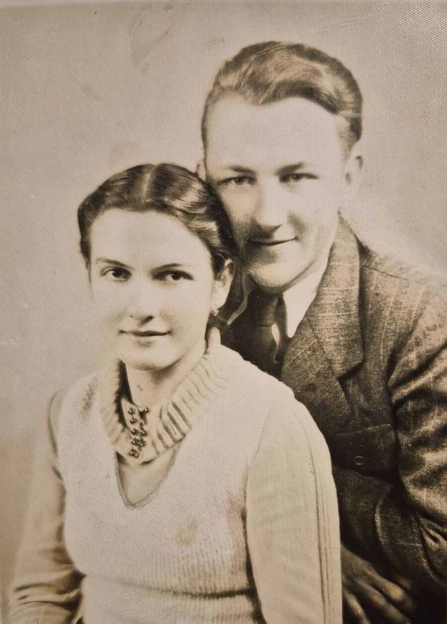 Zosia i Staś. Stanisław Marek i Zofia Jäntschke. Zbiory rodzinne Tomasza Kusia w Zawoi