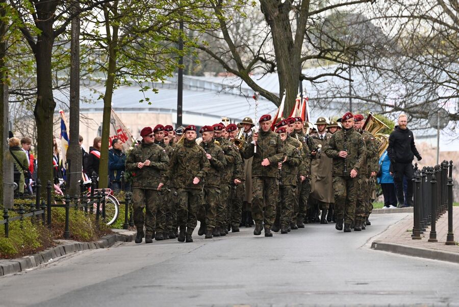 Dzień Pamięci Ofiar Zbrodni Katyńskiej. Uroczystości w Krakowie. Fot. Janusz Ślęzak (IPN)