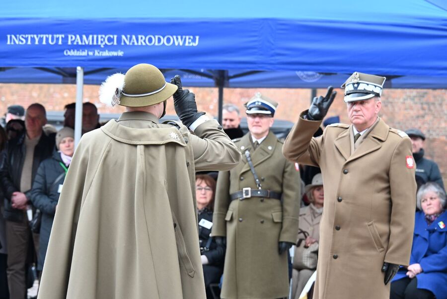 Dzień Pamięci Ofiar Zbrodni Katyńskiej. Uroczystości w Krakowie. Fot. Janusz Ślęzak (IPN)