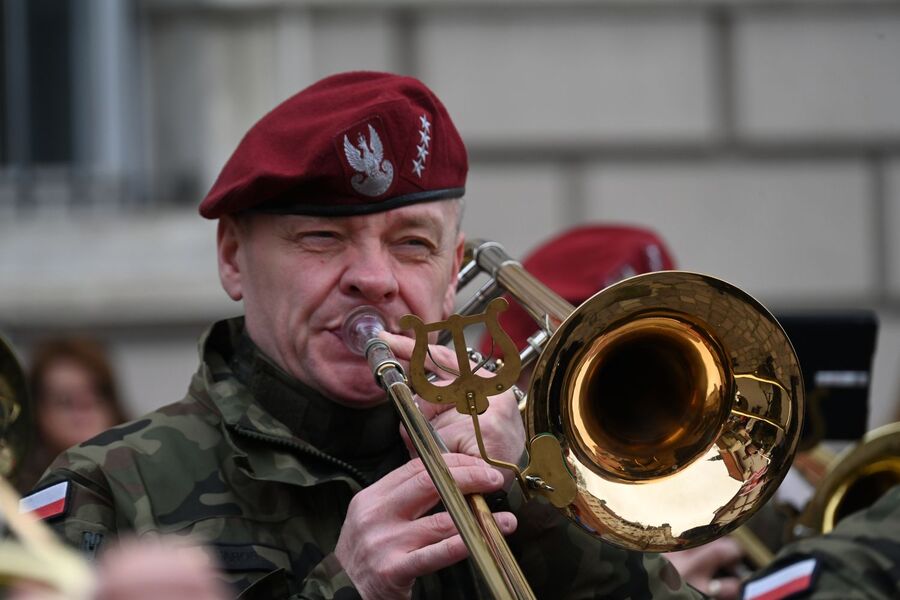 Dzień Pamięci Ofiar Zbrodni Katyńskiej. Uroczystości w Krakowie. Fot. Janusz Ślęzak (IPN)