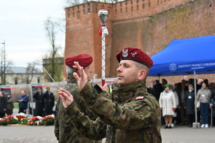 Dzień Pamięci Ofiar Zbrodni Katyńskiej. Uroczystości w Krakowie. Fot. Janusz Ślęzak (IPN)