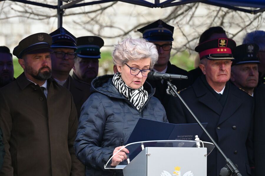 Dzień Pamięci Ofiar Zbrodni Katyńskiej. Uroczystości w Krakowie. Fot. Janusz Ślęzak (IPN)