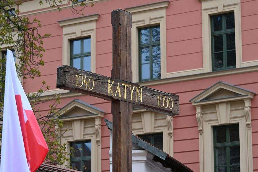 Dzień Pamięci Ofiar Zbrodni Katyńskiej. Uroczystości w Krakowie. Fot. Janusz Ślęzak (IPN)