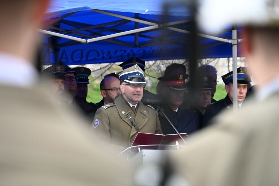 Dzień Pamięci Ofiar Zbrodni Katyńskiej. Uroczystości w Krakowie. Fot. Janusz Ślęzak (IPN)