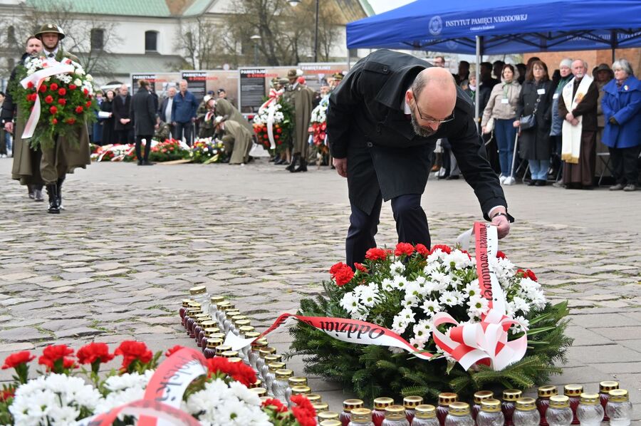 Dzień Pamięci Ofiar Zbrodni Katyńskiej. Uroczystości w Krakowie. Fot. Janusz Ślęzak (IPN)