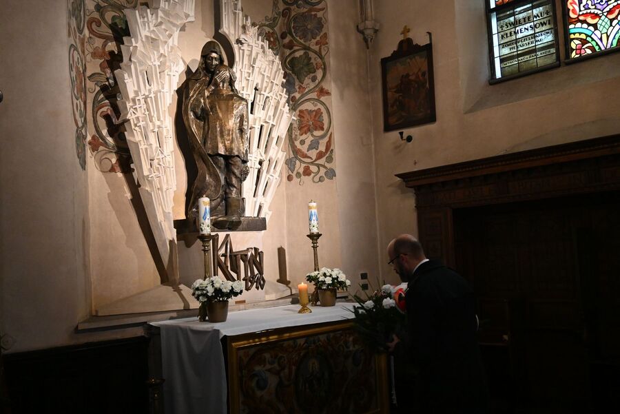 Dzień Pamięci Ofiar Zbrodni Katyńskiej. Uroczystości w Krakowie. Fot. Janusz Ślęzak (IPN)