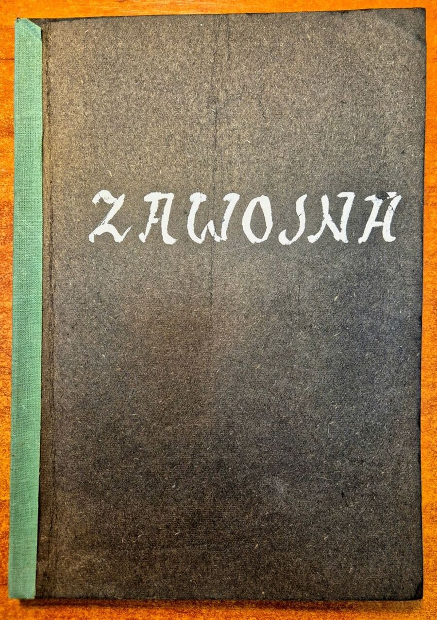 Okładka maszynopisu biografii płk. Narcyza Wiatra ps. „Zawojna” autorstwa Barbary Andrusikiewicz-Matusowej ps. „Kwiatkowska”