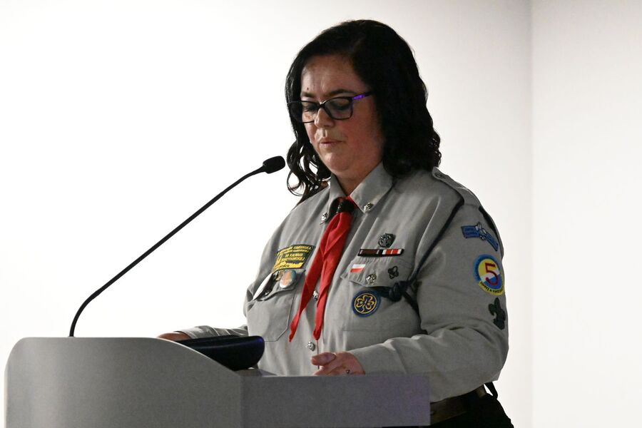 Wręczyliśmy nagrody laureatom konkursu harcerskiego. Fot. Janusz Ślęzak (IPN)