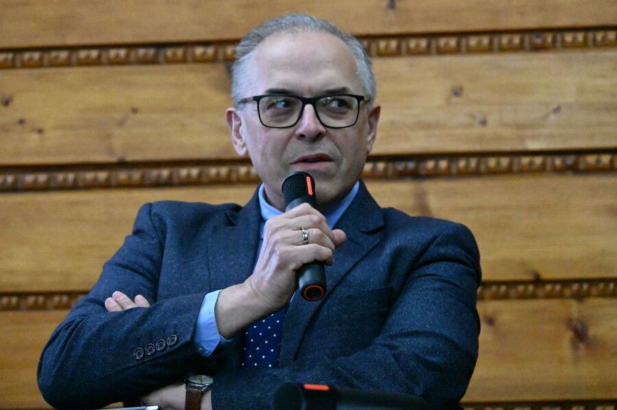 Spotkania edukacyjne i wystawa IPN w Nowym Targu. Fot. Janusz Ślęzak (IPN)