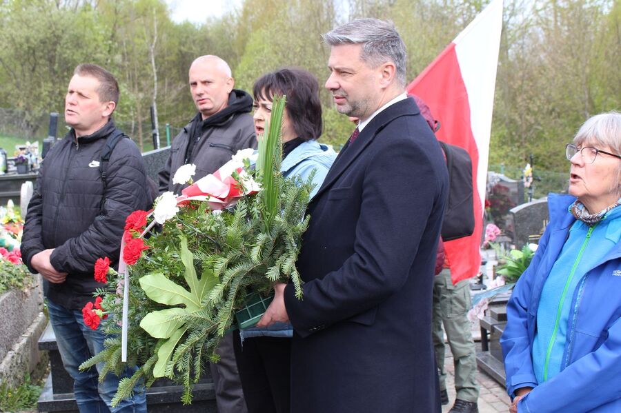 W Jachówce uczczono Jana Sałapatka „Orła”. Fot. Dawid Golik (IPN)