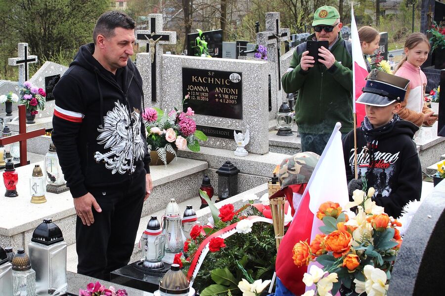 W Jachówce uczczono Jana Sałapatka „Orła”. Fot. Dawid Golik (IPN)