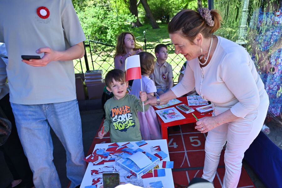 Uroczystości z okazji Święta Narodowego Trzeciego Maja. Fot. Żaneta Wierzgacz (IPN)