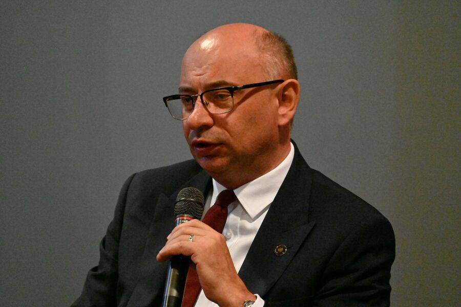 Konferencji „Wojna – Ofiary – Zadośćuczynienie” w Krakowie. Fot. Janusz Ślęzak (IPN)